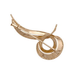 Broche Épingle "Volute" en or rose - Castafiore