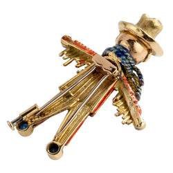 Broche épouvantail de la maison Van Cleef - Castafiore
