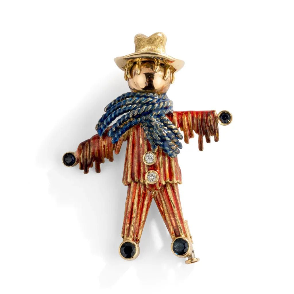 Broche épouvantail de la maison Van Cleef - Castafiore