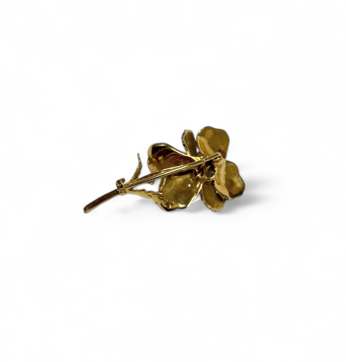 Broche « fleur bleue » Édouard Richards - Castafiore