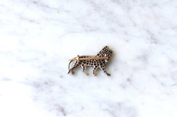 Broche Lion diamants - Castafiore