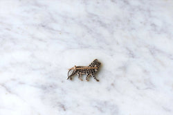 Broche Lion diamants - Castafiore