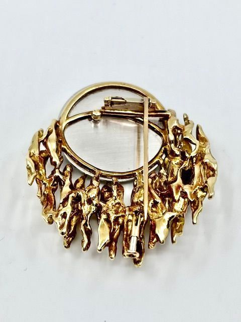 Broche Moderniste Comète