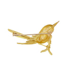 Broche Oiseau en or jaune et diamant - Castafiore