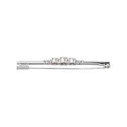 Broche Or blanc Diamant - Castafiore