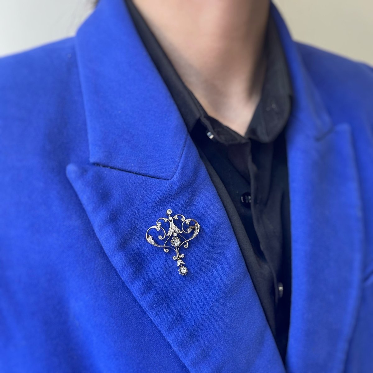 Broche - Or & Diamants