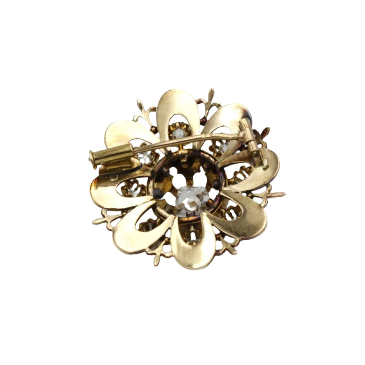 Broche - Or, Email & Diamants - Castafiore