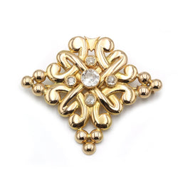 Broche - Or et diamants - Castafiore