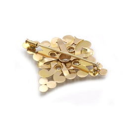 Broche - Or et diamants - Castafiore