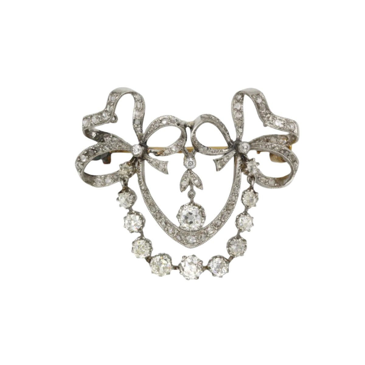 Broche - Or, Platine & Diamants - Castafiore