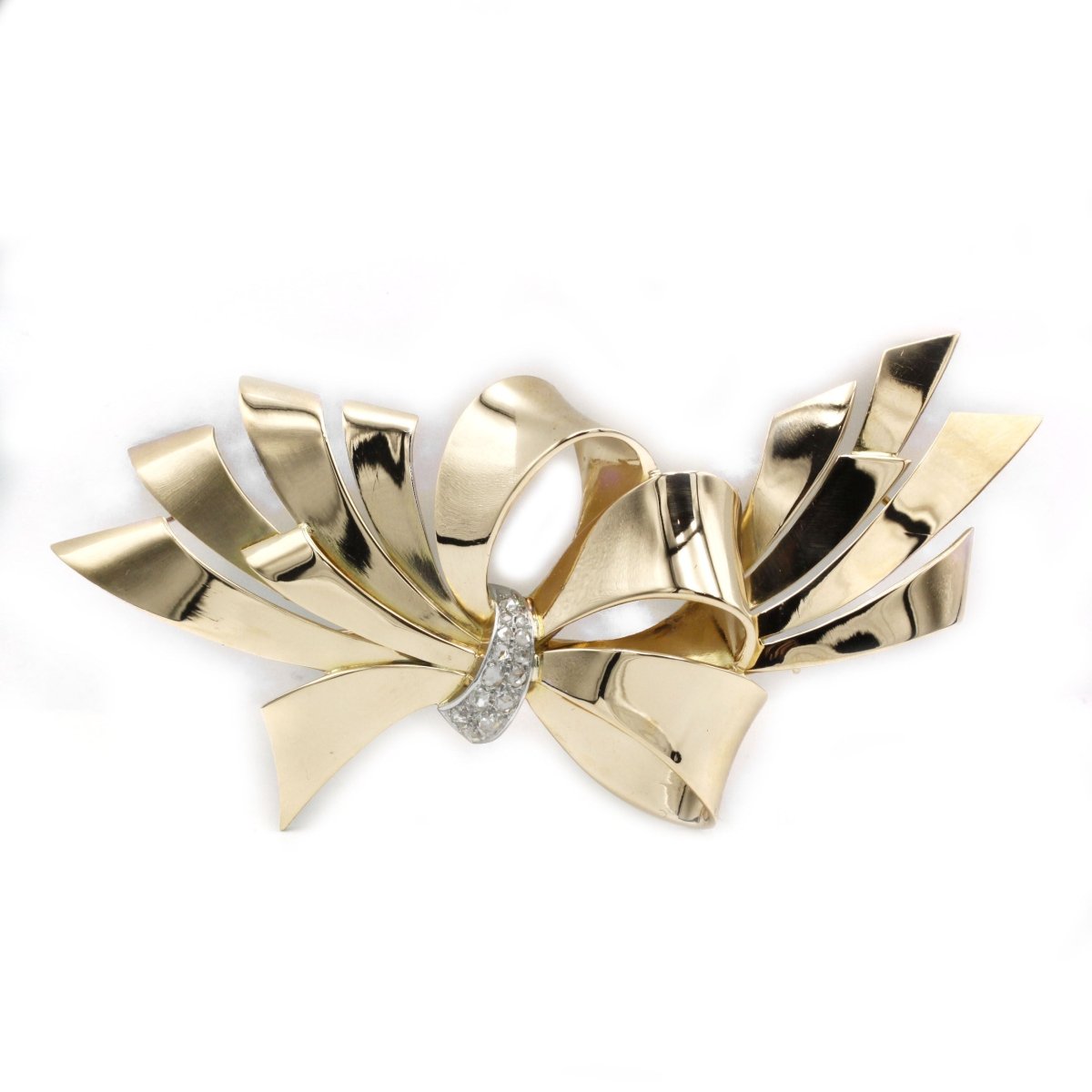 Broche - Or, Platine & Diamants - Castafiore