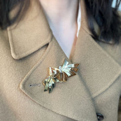 Broche - Or, Platine & Diamants - Castafiore