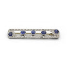 Broche - Or, Platine, Saphirs & Diamants - Castafiore