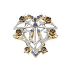 Broche - Or, Saphirs et Diamants - Castafiore