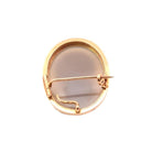 Broche pendentif camée agate en or 18k - Castafiore