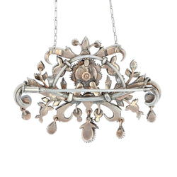 Broche Pendentif en or blanc, or rose, argent et diamants - Castafiore