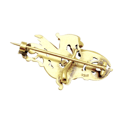 Broche Pendentif en or jaune - Castafiore