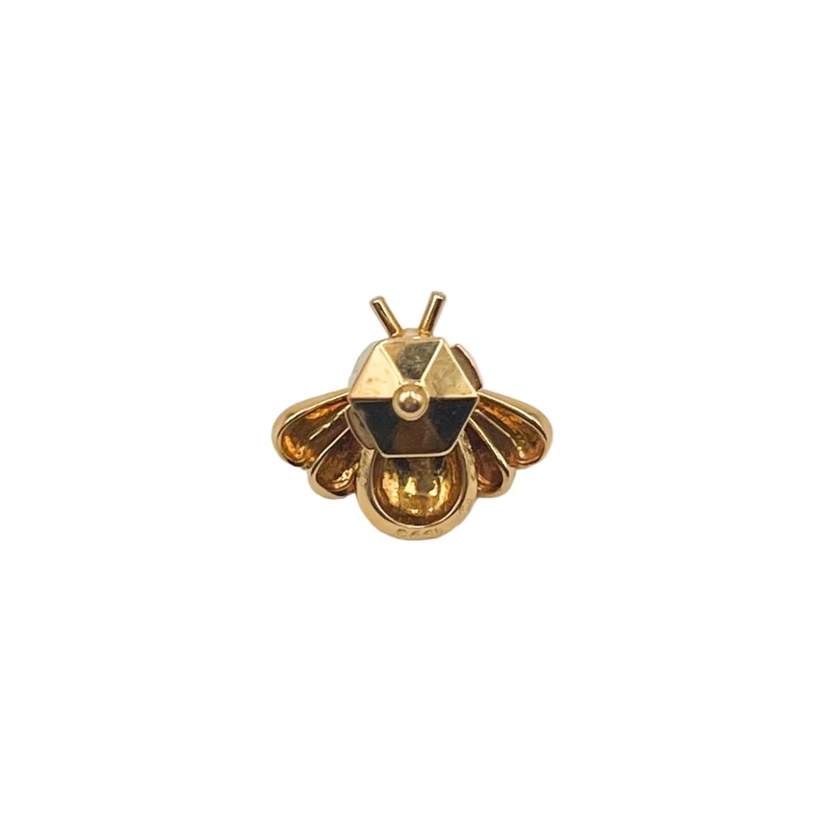 Broche Pin CARTIER "Abeille" en or jaune, émail et émeraude - Castafiore