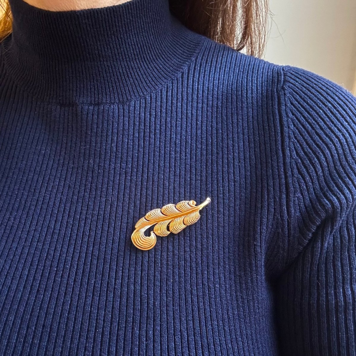 Broche plume - Castafiore