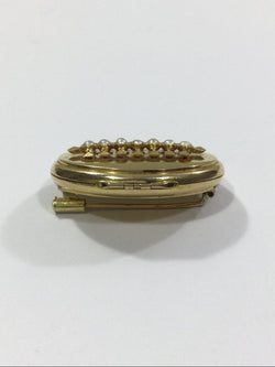 Broche Porte Photo En Or Rose - Castafiore