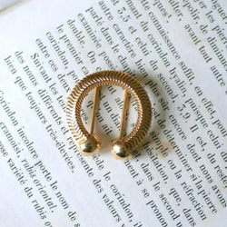 Broche Rétro Mellerio Dits Meller Or Jaune - Castafiore