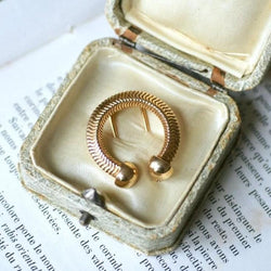 Broche Rétro Mellerio Dits Meller Or Jaune - Castafiore