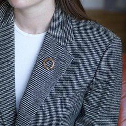 Broche Rétro Mellerio Dits Meller Or Jaune - Castafiore