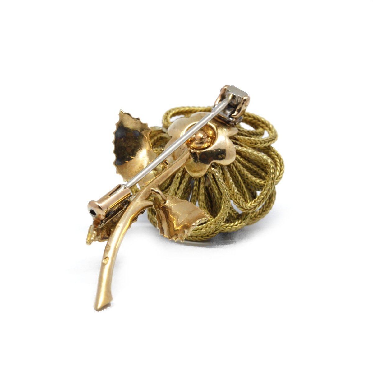 Broche "Rose" en or jaune - Castafiore