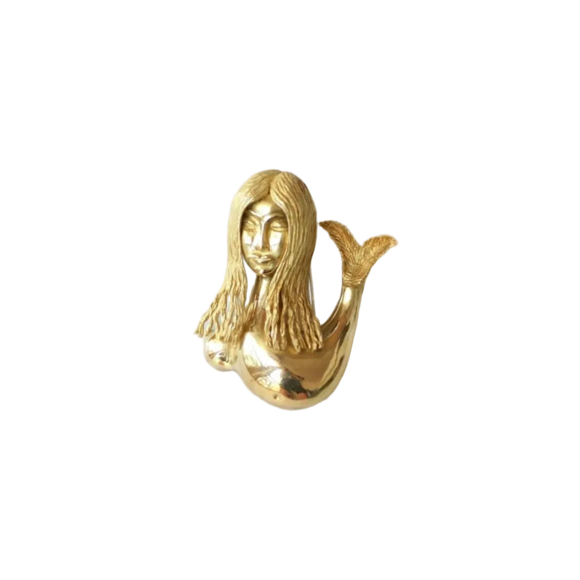 Broche Sirène Jean Cocteau pour Fred en Or Jaune - Castafiore