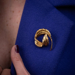 Broche VAN CLEEF & ARPELS en or jaune - Castafiore