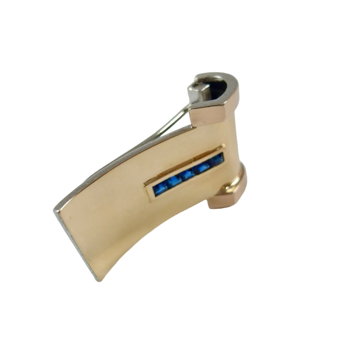 Broche/clip saphirs époque 1935 Chaumet - Castafiore