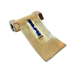 Broche/clip saphirs époque 1935 Chaumet - Castafiore