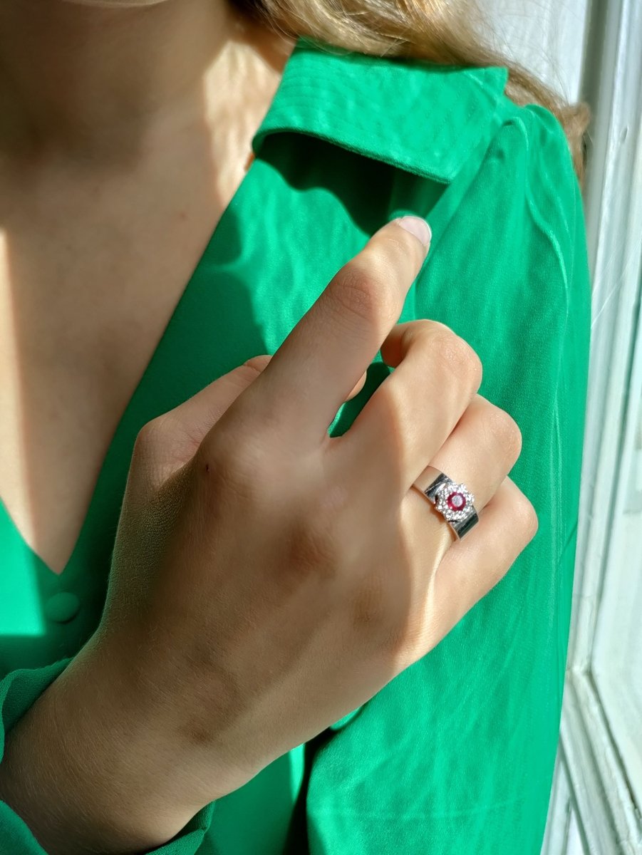 Bucherer Carl Bague Marguerite Rubis - Castafiore