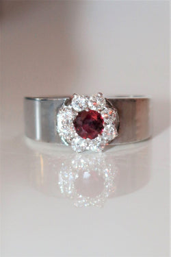 Bucherer Carl Bague Marguerite Rubis - Castafiore