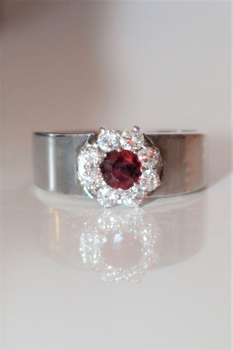 Bucherer Carl Bague Marguerite Rubis - Castafiore