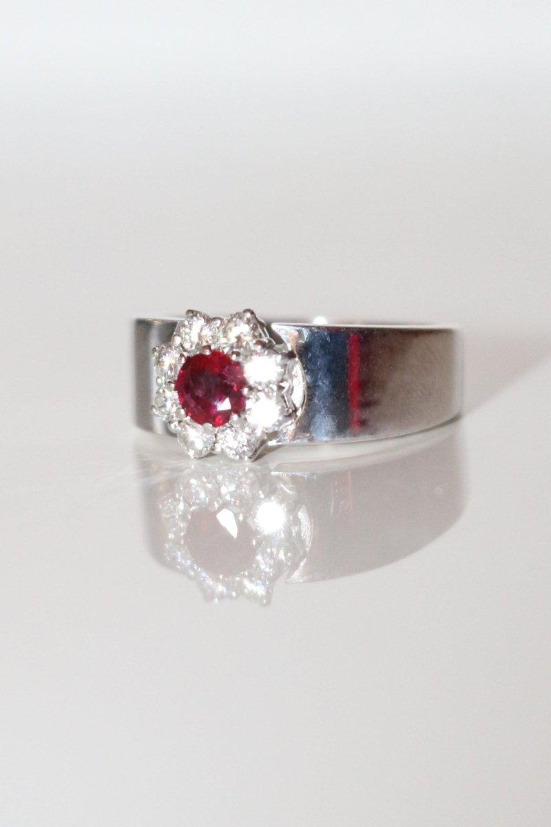 Bucherer Carl Bague Marguerite Rubis - Castafiore