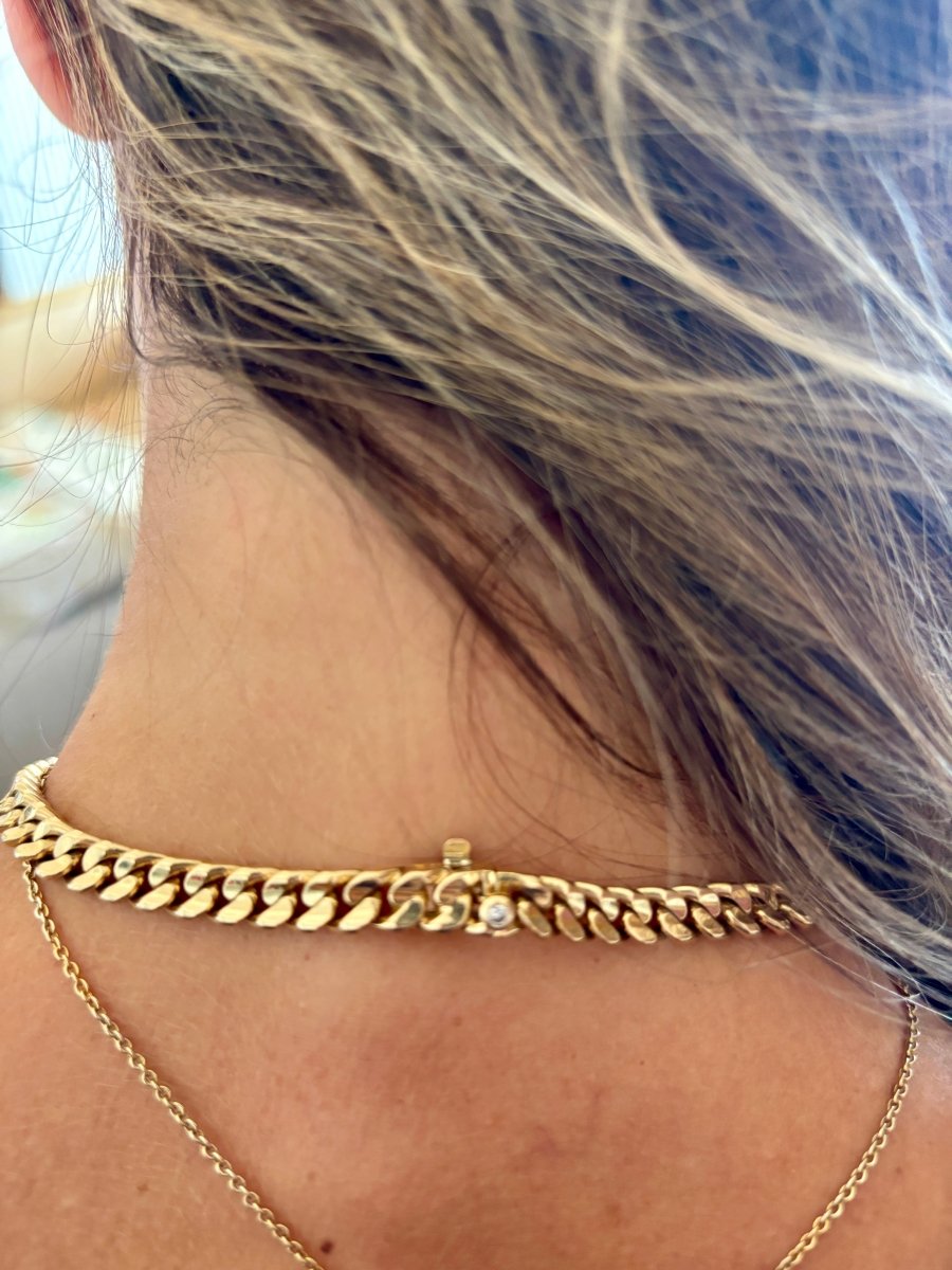 Bulgari 18K Gold “Monete” Necklace with Ancient Roman Silver Coin – Signed, Circa 1980 - Castafiore