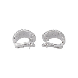 Bulgari Boucles d'oreilles Parentesi Or blanc Diamant - Castafiore