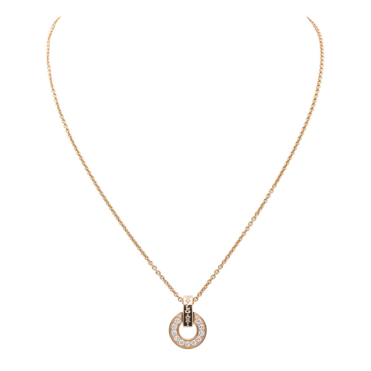 Bulgari Collier Bulgari Bulgari Or rose Diamant - Castafiore