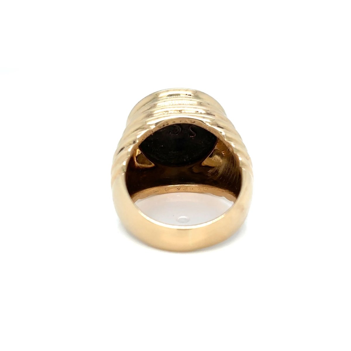 Bulgari Monete Roman Imperial Coin Gold Bold Ring - Castafiore