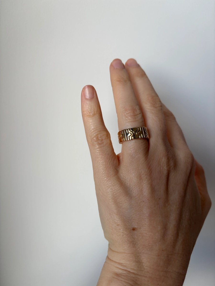 Bulgari Parentesi Gold Ring - Castafiore