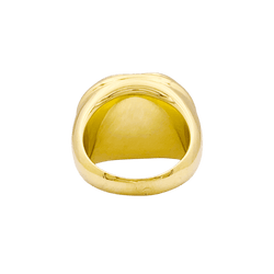 Bague Mauboussin, "Transparence" en or jaune, diamants et cristal de roche.