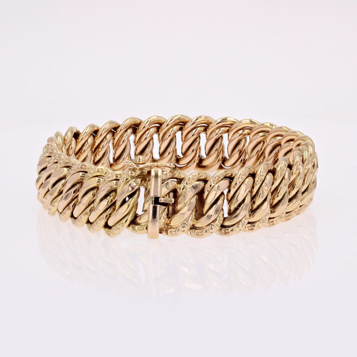 Bracelet Maille en or rose