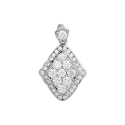 Pendentif Or blanc Diamant