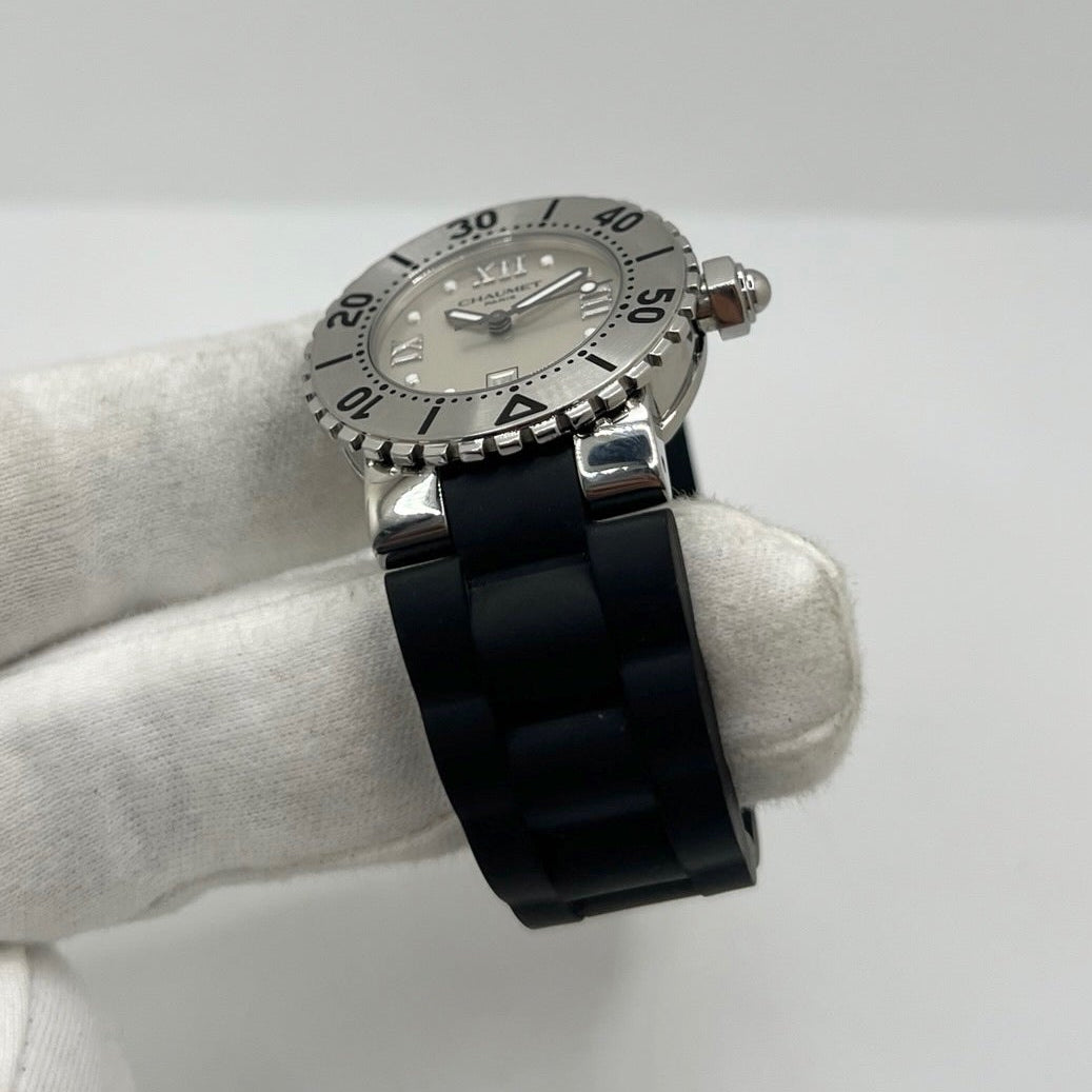Montre CHAUMET "Class One" en acier et caoutchouc