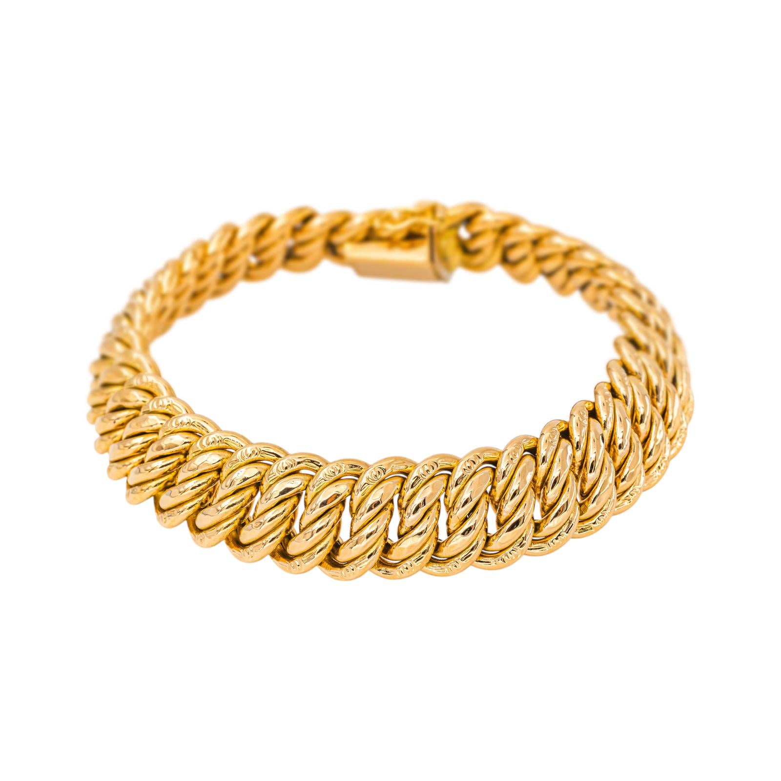 Bracelet Maille en or jaune