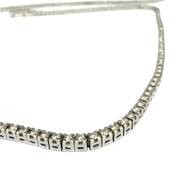 Collier Rivière en or blanc et diamants