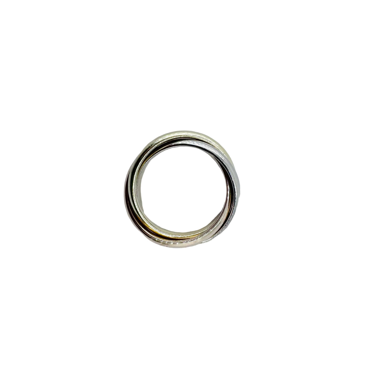 Bague CARTIER "Trinity" en or blanc, or jaune et or rose