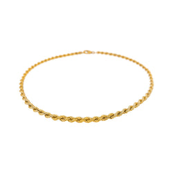 Collier Maille torsadée Or jaune