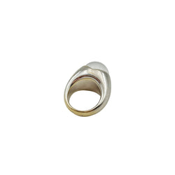 Bague MAUBOUSSIN "Transparence" en or blanc, cristal de roche et diamant